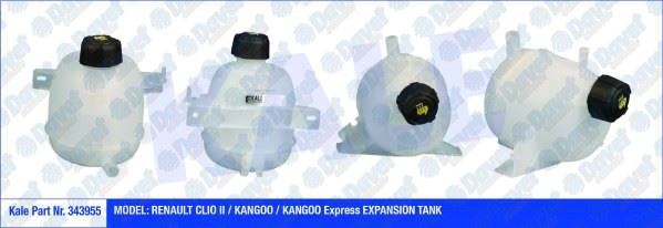 KALE 343955 Radyator Ek Genlesme Su Deposu Renault Clio Ii / Kangoo / Kangoo Express (Kapakli)